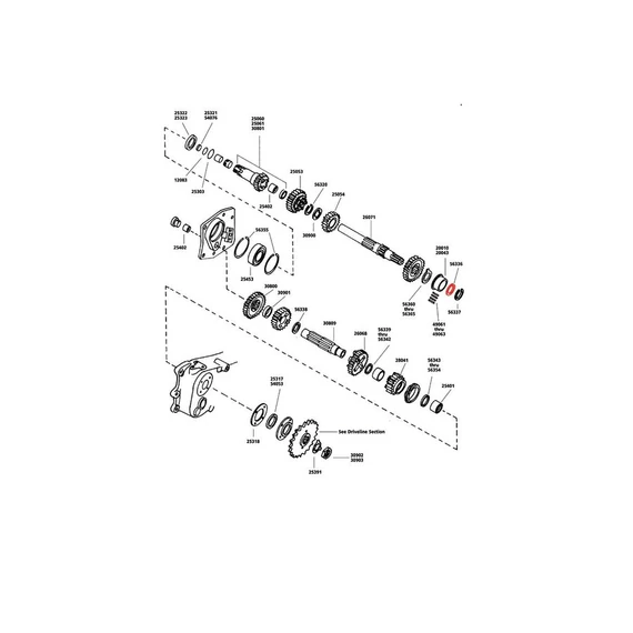 Főtengely alátét 35363-52 5 db – Ironhead