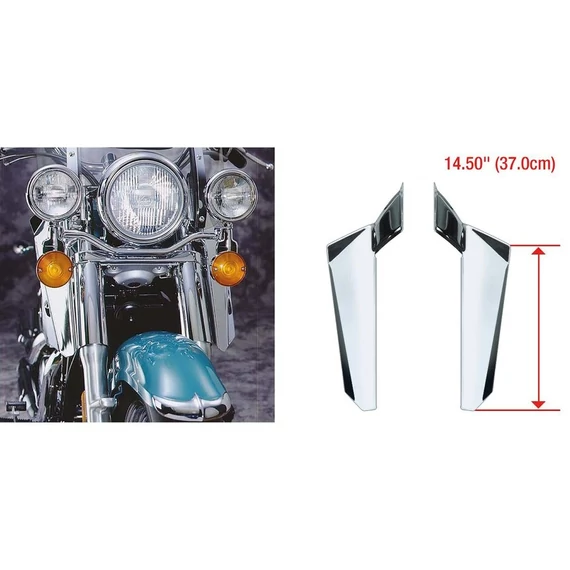 Heavy Duty króm alsó szélterelők – Twin Cam