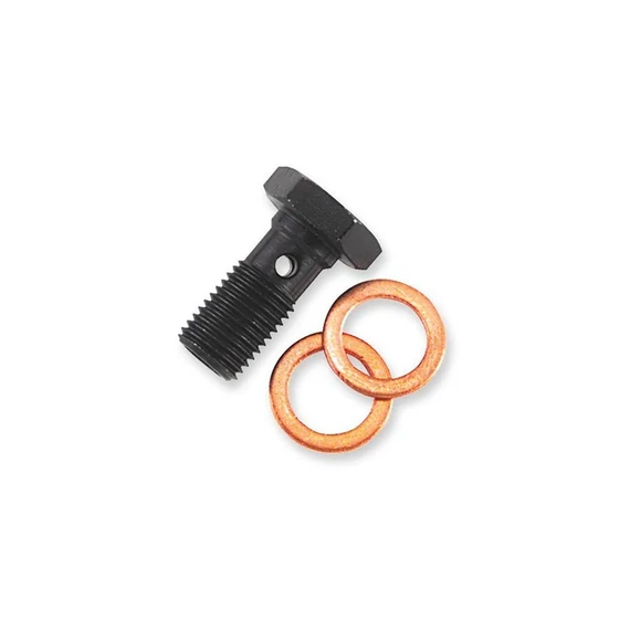 Rövid 10 mm x 1.00 banjo csavar fekete