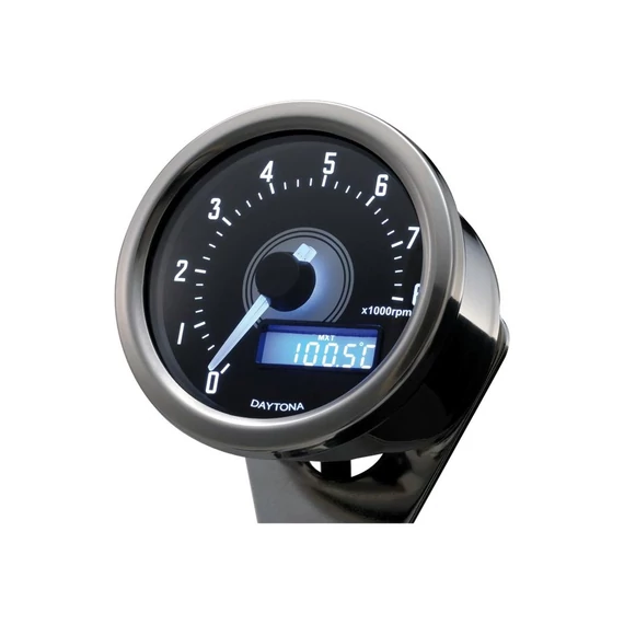 Velona60 fordulatszámmérő 0-8000 RPM rozsdamentes polírozott