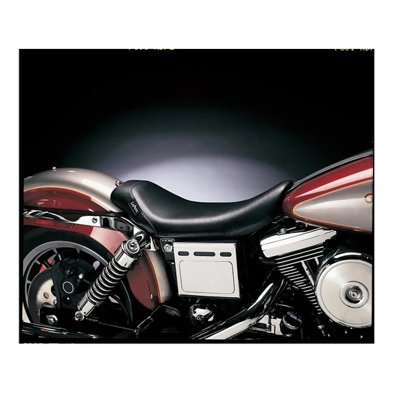 Bare Bones szóló ülés sima fekete vinyl – Twin Cam