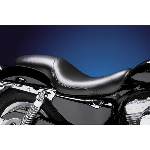 Silhouette teljes hosszúságú sima ülés fekete vinyl – Sportster Evolution