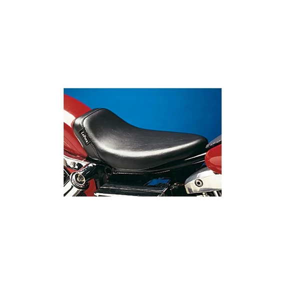 Bare Bones gél szóló ülés sima fekete vinyl – Twin Cam