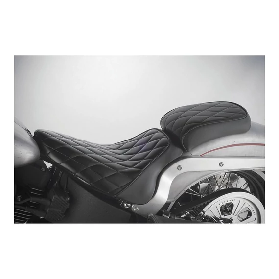 Hot Rod Series gyémánt utasülés fekete vinyl – Twin Cam