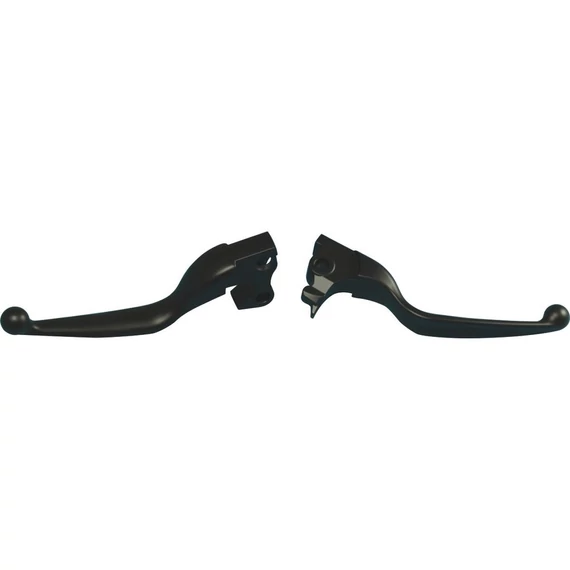 Ergonomikus kézvezérlő cserekarok sima fekete bowdenes kuplung – Sportster Evolution