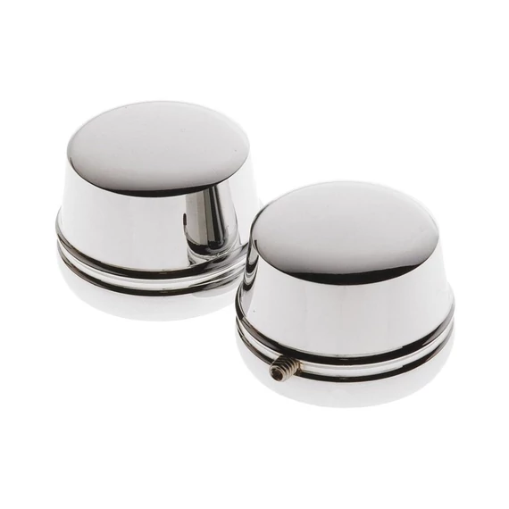 Kúpos tengelyvég kupak kerek 30.4 mm 23 mm króm – Twin Cam
