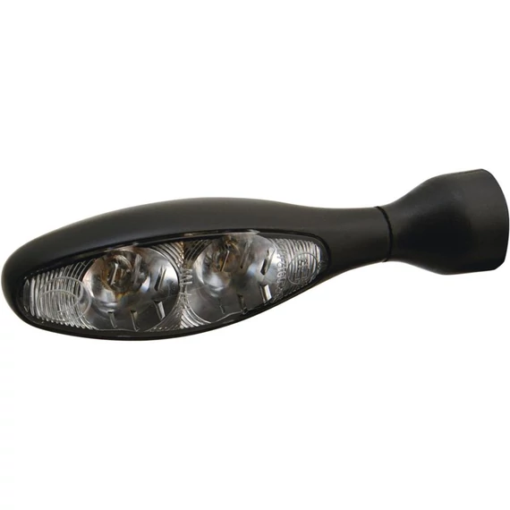 Index led helyzetjelzős áttetsző fekete