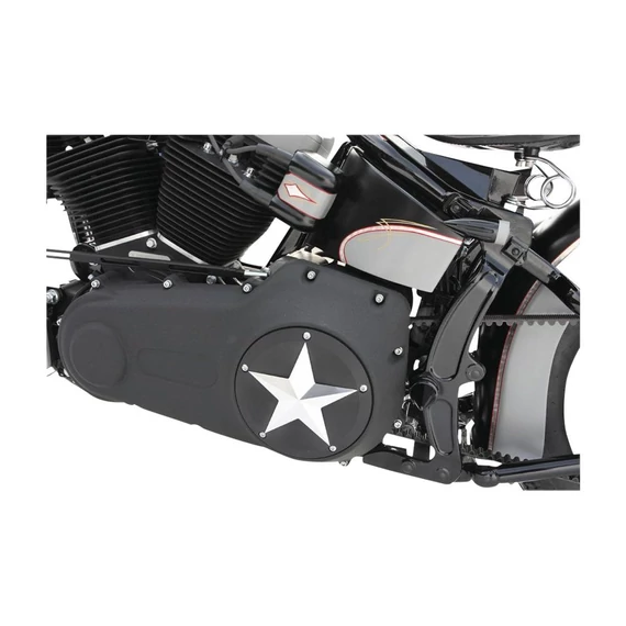 Open Mind gyújtásfedél 2 furatú két színű eloxált – Twin Cam; Big Twin Evolution