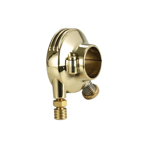 Deluxe külső gázkarház réz gázbilinccsel és bowdenrögzítővel réz polírozott 1” (25.4 mm) egybowdenes