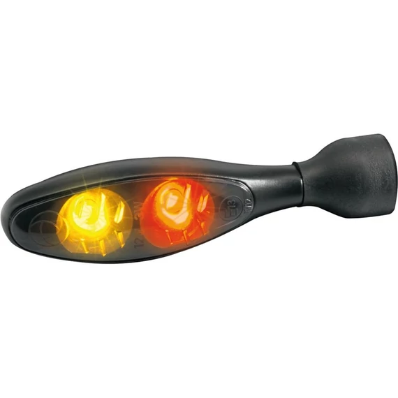 Index led féklámpával hátsó lámpa funkcióval füst fekete