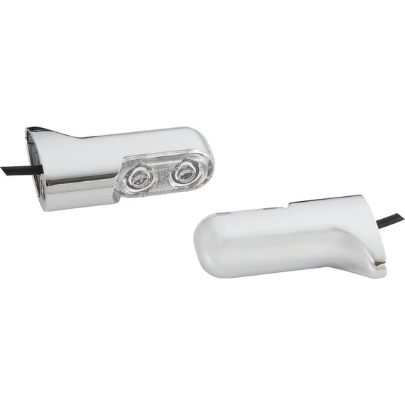 LED index króm áttetsző – Sportster, Dyna, Softail – Twin Cam, Milwaukee-Eight, Evo – 2000–2020