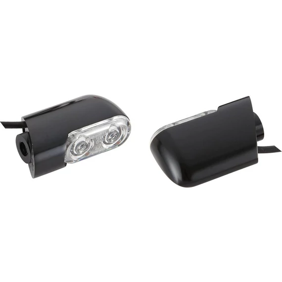 LED index fekete eloxált áttetsző – Touring – Twin Cam, Milwaukee-Eight – 2007–2014