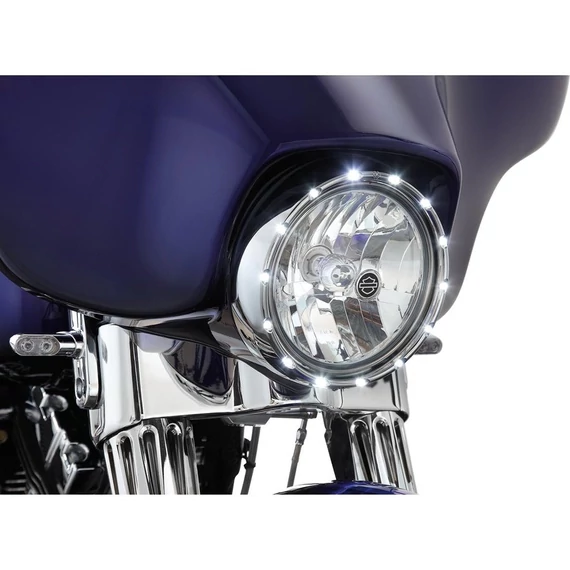 Fényszóró króm Harley Sportster Dyna Softail Touring