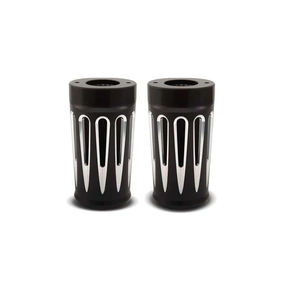 Deep Cut villa harmonika fekete eloxált – Twin Cam; Milwaukee-Eight
