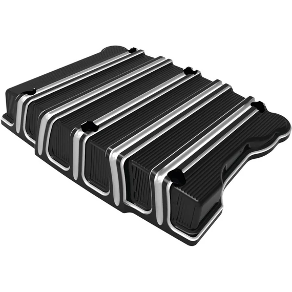 10 Gauge rocker box fedél fekete mart eloxált – Twin Cam