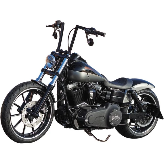 Előrehelyezett vezérlőkészlet Dyna Base Rubber standard előre fekete – Twin Cam