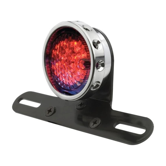 Hátsó lámpa led króm áttetsző fekete