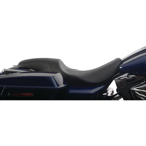 Minotaur sima ülés fekete bőr vinyl – Twin Cam