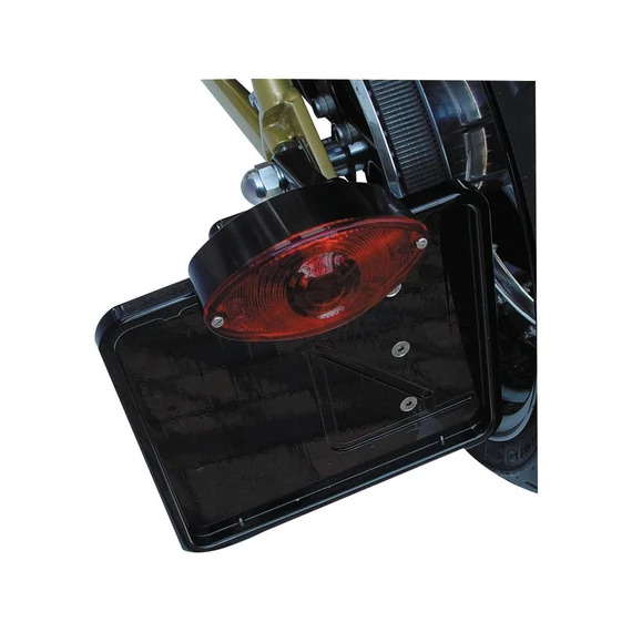 Oldalsó rendszámtábla tartó fekete 230x200 mm – Softail – Twin Cam – 2000–2007