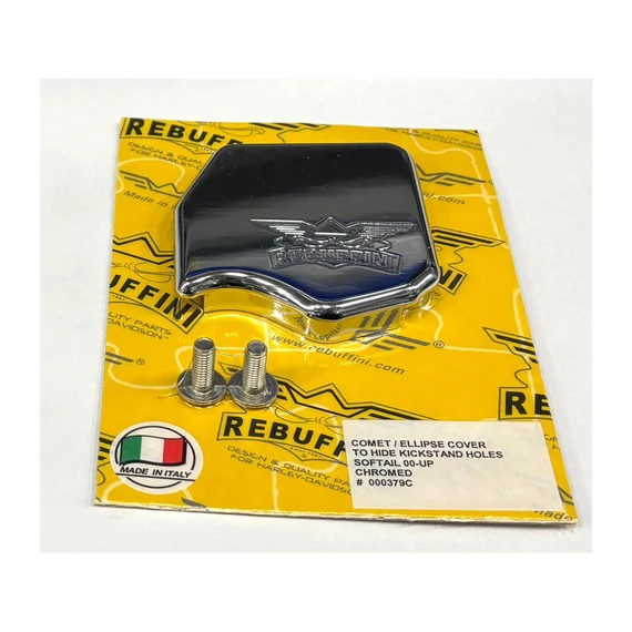 Rugóstag takaró lemez kickstand furatokhoz krómozott – Twin Cam