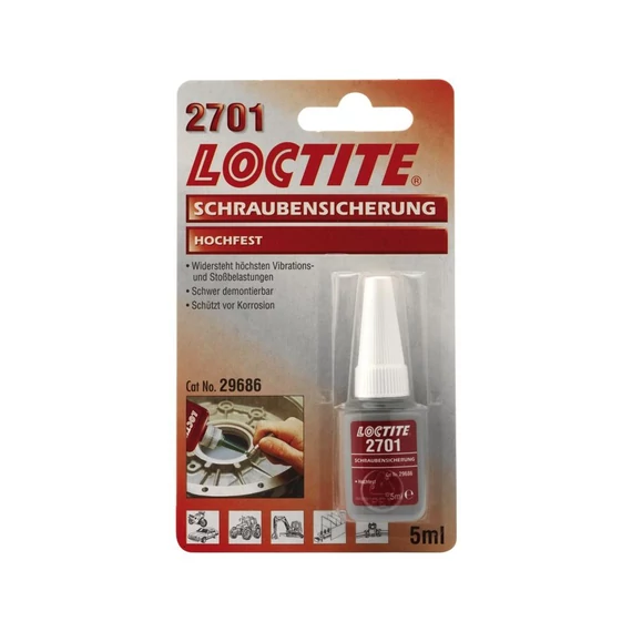 Loctite Threadlocker 2701 nagy szilárdságú 5 ml