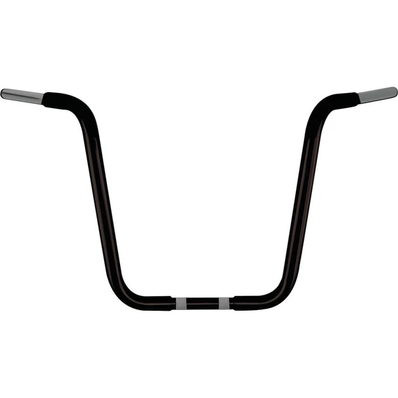 16” Chubby Classic Ape Hanger kormány nem dimpled 3 lyukas fekete porfestett 1 1/4” Throttle By Wire