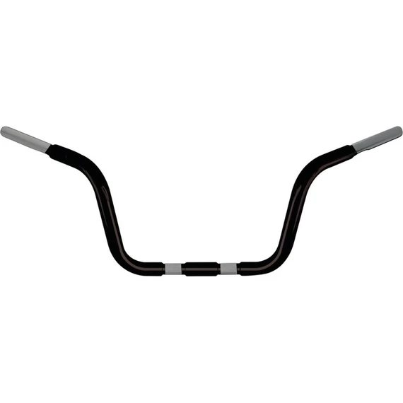 9.5 Chubby Classic Ape Hanger kormány Springerhez nem dimpled 3 lyukas fekete porszórt 1 1/4