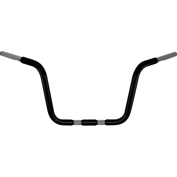 12.5” Chubby Classic Ape Hanger kormány Springerhez nem dimpled 3 lyukas fekete porfestett 1 1/4” Throttle By Wire
