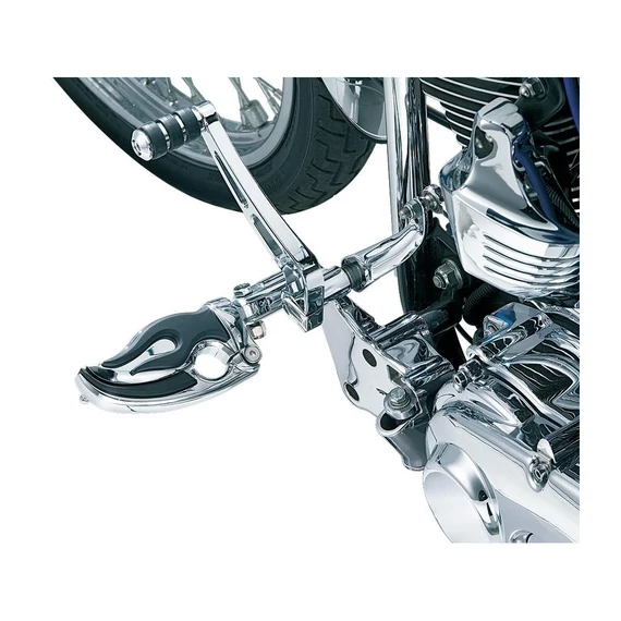 Flamin Switchblade lábtartók krómozott – Sportster Evolution; Twin Cam; Big Twin Evolution; Revolution