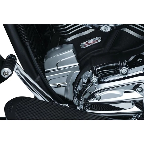 Indítómotor végfedél króm – Twin Cam; Milwaukee-Eight