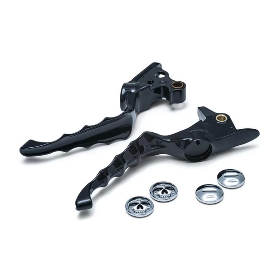 Zombie kézkontrol karok fényes fekete bowdenes kuplung bal jobb – Milwaukee-Eight