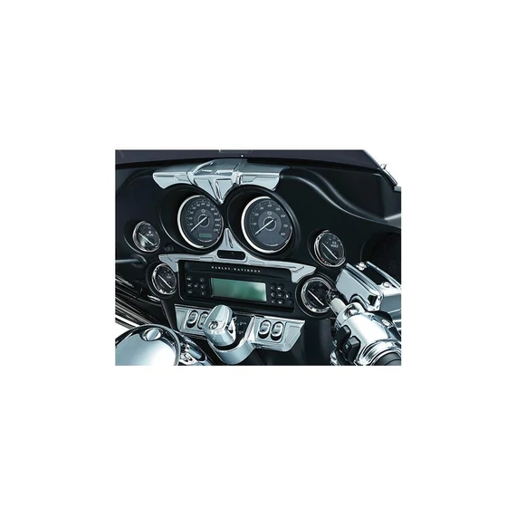 Sebességmérő fordulatszámmérő díszítőelem króm – Big Twin Evolution; Twin Cam