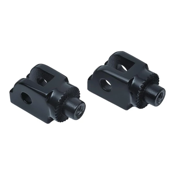 Bordázott lábtartó adapterek gloss black – Milwaukee-Eight