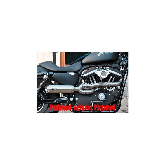 Skull Headers E3 Bomb Outline kipufogórendszer sima hővédő Show Chrome Outline – Sportster Evolution