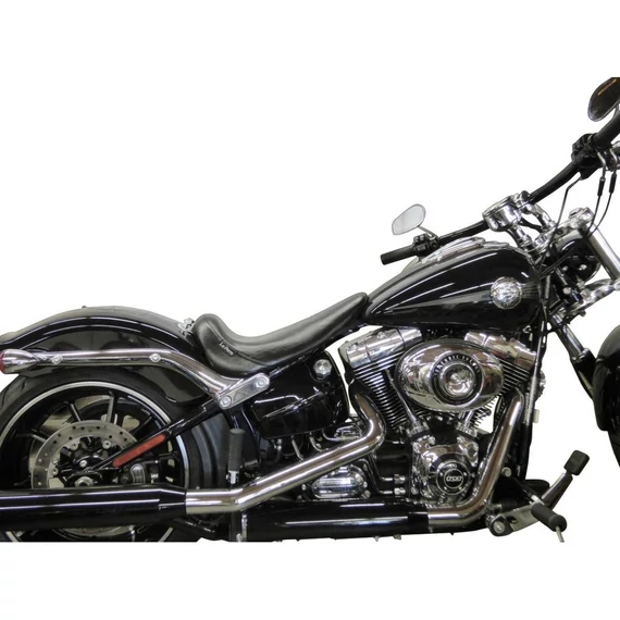 Bare Bones szóló ülés sima fekete vinyl – Twin Cam