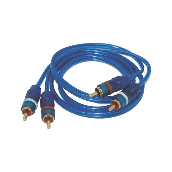 3 ft aranyozott RCA kábel kék
