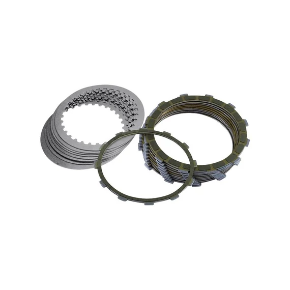 Kuplungtárcsa készlet 10 aramid súrlódótárcsa 9 acél tárcsa extra tárcsás készlet – Twin Cam; Big Twin Evolution