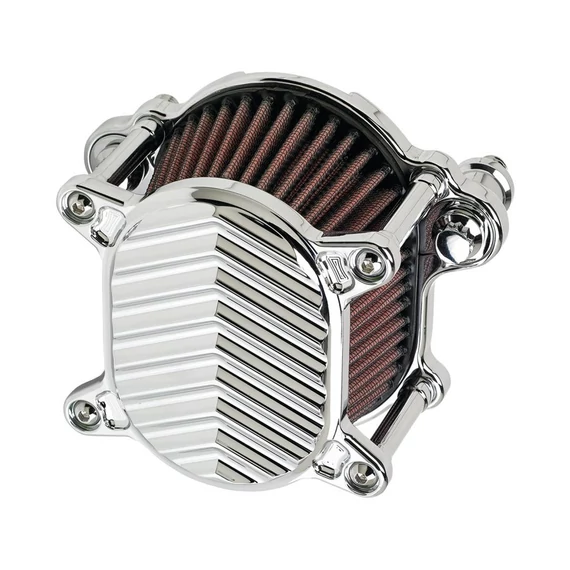 Omega V Fin légszűrő króm – Twin Cam
