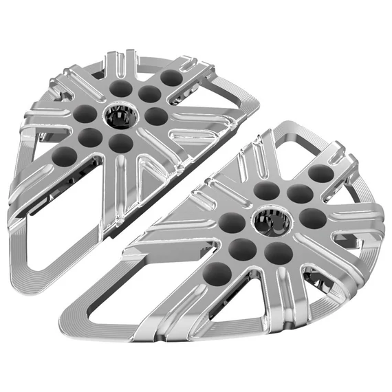 10 Gauge utas lábdeszkák krómozott – Big Twin Evolution; Twin Cam; Milwaukee-Eight