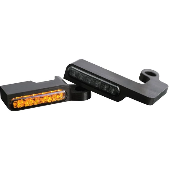 Index led fekete eloxált füst – sportster modellekhez
