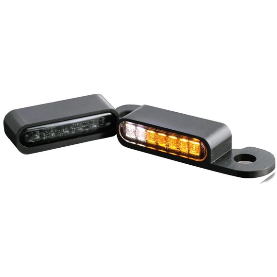 Index led helyzetjelzős fekete eloxált füst