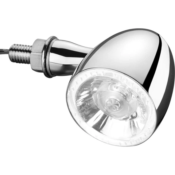 Index led helyzetjelzős króm