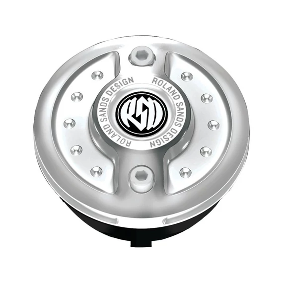 Radial üzemanyag szintjelző sapka króm – Twin Cam; Big Twin Evolution; Milwaukee-Eight