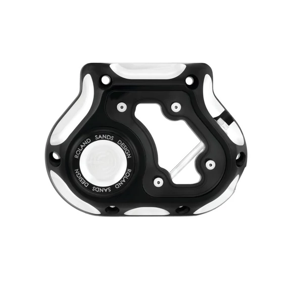 Clarity váltó oldali fedél kontraszt eloxált – Twin Cam; Big Twin Evolution