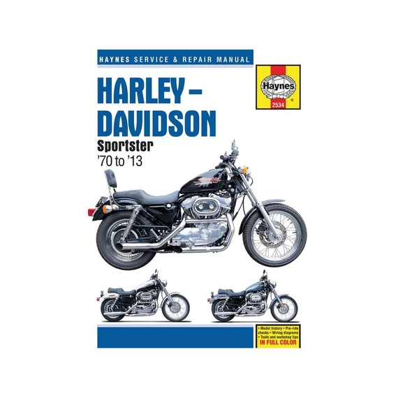 Sportster XL XLH XLCH XLS XLX 883 1000 1100 1200 (70–13) szerviz és javítási kézikönyv – Ironhead; Sportster Evolution