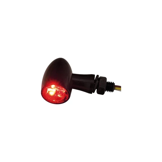 Index led féklámpával hátsó lámpa funkcióval áttetsző fekete