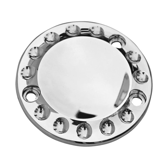 Fúrt point fedél 3 furatos alumínium polírozott – Twin Cam
