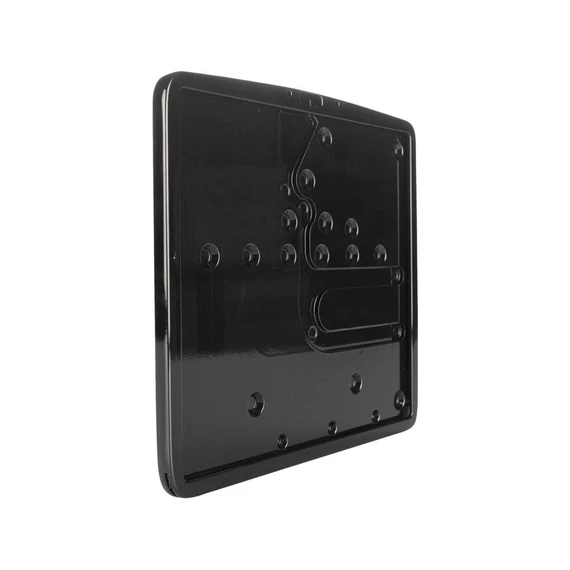 Belső rendszámtábla alaplap osztrák méret 200x170mm fekete