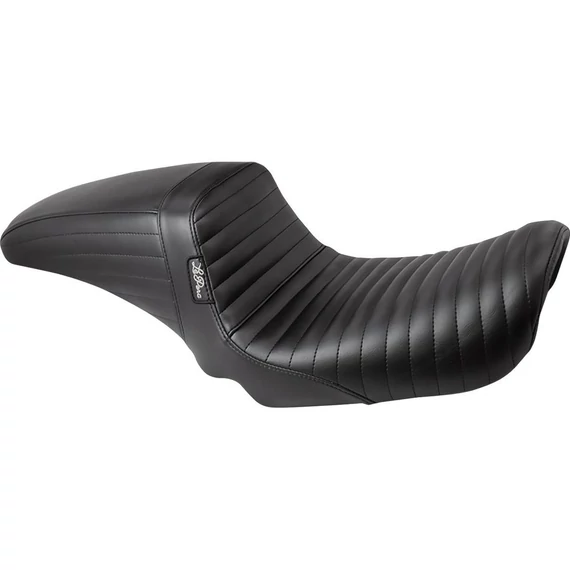 Kickflip ülés steppelt fekete vinyl – Twin Cam