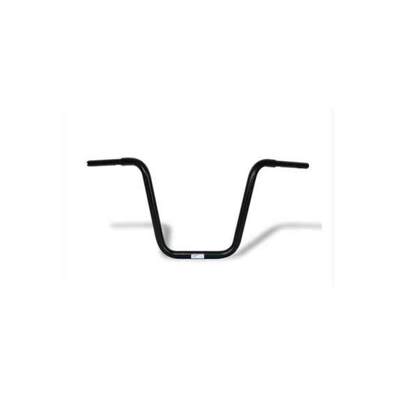 400 Fat Ape Hanger kormány 1 1/4” (31.75 mm) bilincs nem dimpled 3 lyukas fekete porfestett 1 1/4” Throttle By Wire